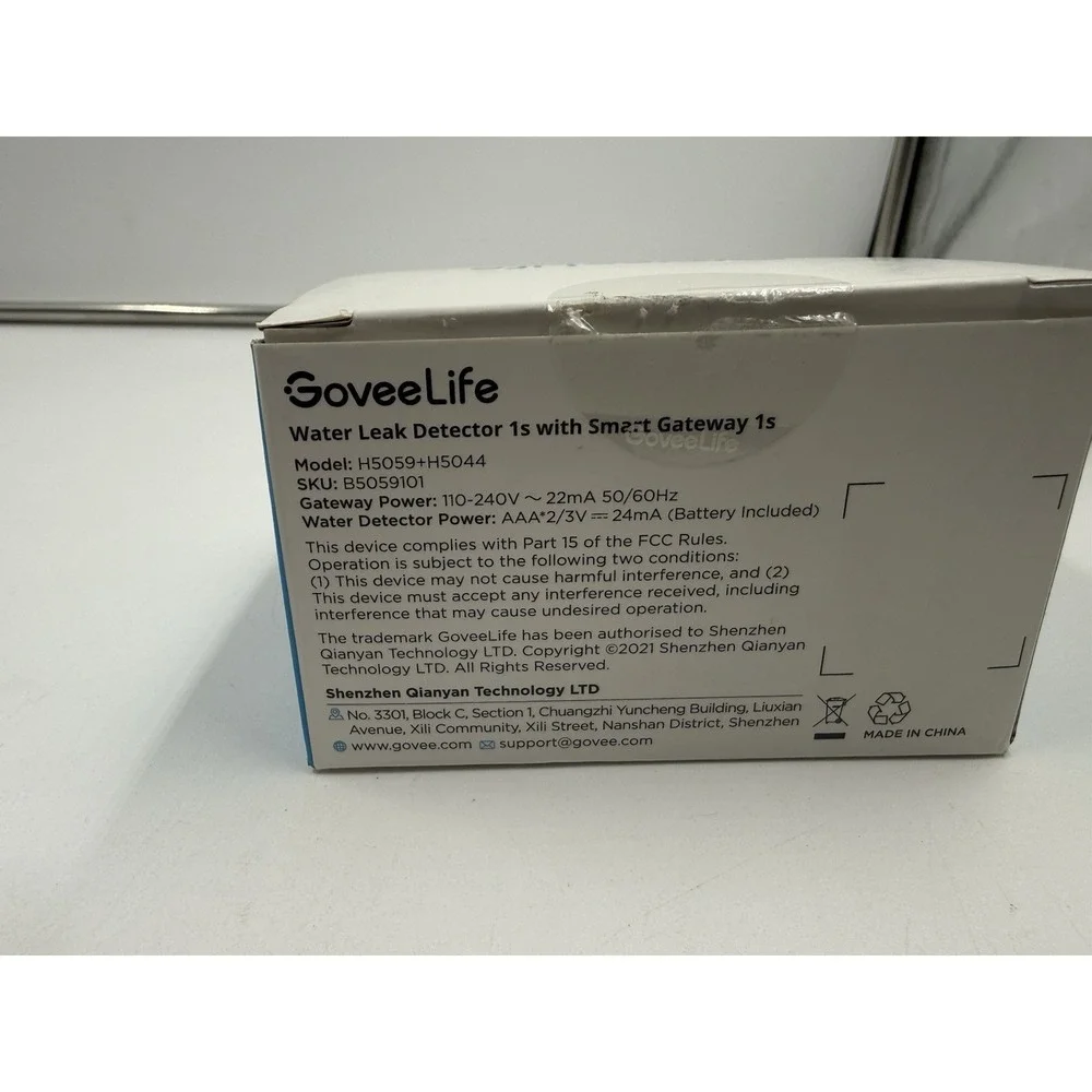 Goveelife Upgraded‎ Smart Water Leak Detector 1s With 1080ft
